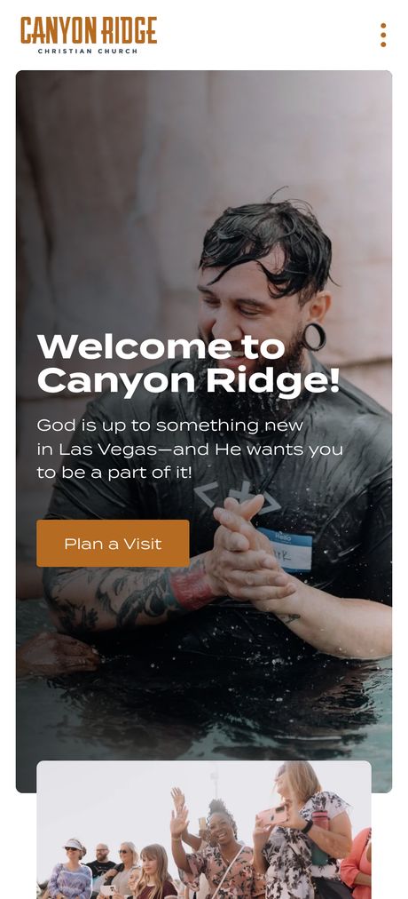 Canyon Ridge mobile website
